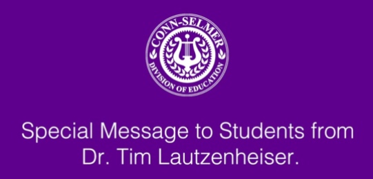 Special message from Dr. Tim 032020